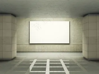 墙壁上的展板背景图片