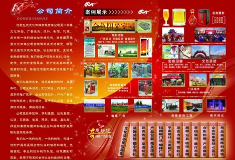 飞天文化传媒公司宣传彩页图片