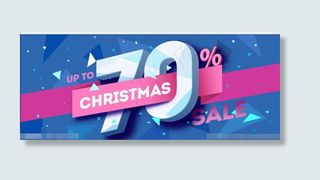 圣诞打折海报设计