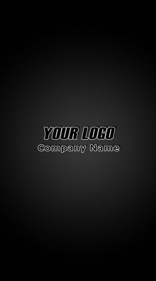 大气简约黑白名片模板