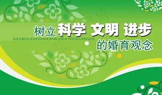 婚育观念展板图片