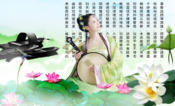 听荷图片(2363X1575(DPI:100))psd模版下载