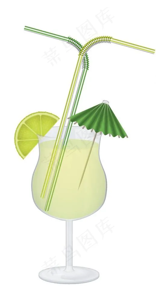 鸡尾酒图片ai矢量模版下载