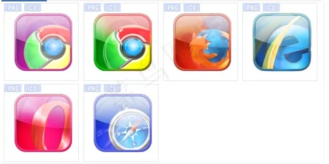 网页浏览器桌面图标