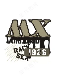 英文字体设计T恤图案