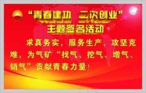 青春建功二次创业主题签名活动