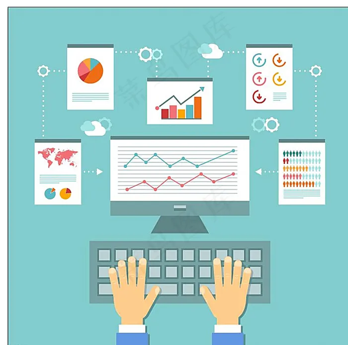 商务图标素材图片ai矢量模版下载