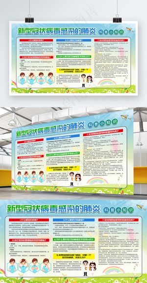 冠状病毒展板