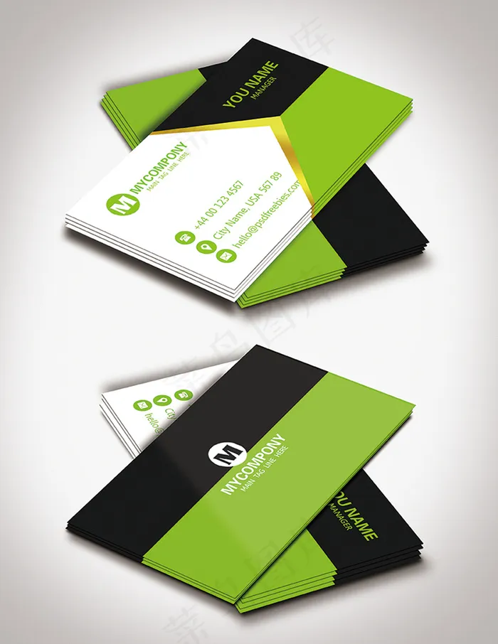 简约名片设计模板