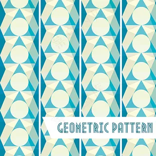 清新几何背景矢量素材图片