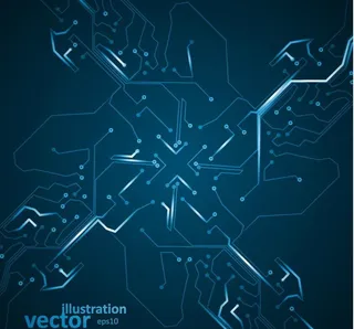 电路图科技背景图片