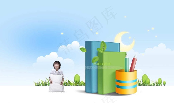 儿童教育图片(5200X3380(DPI:300))psd模版下载