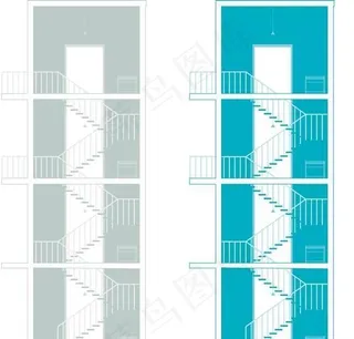 简约建筑物插画矢量素材 eps格式...