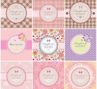 时尚花纹背景图片