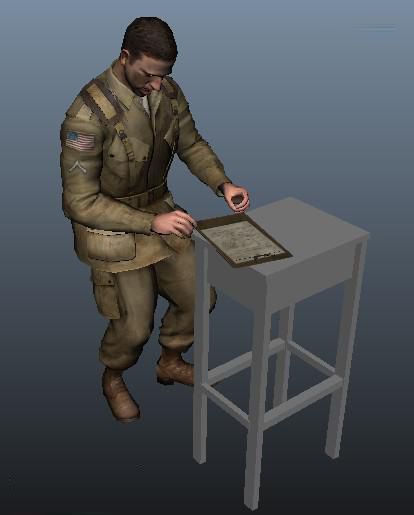 游戏人物3d模型
