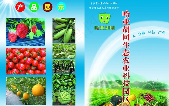 生态农业封面图片(5031X3437(DPI:300))psd模版下载