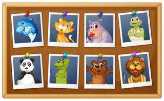 卡通狮子矢量设计