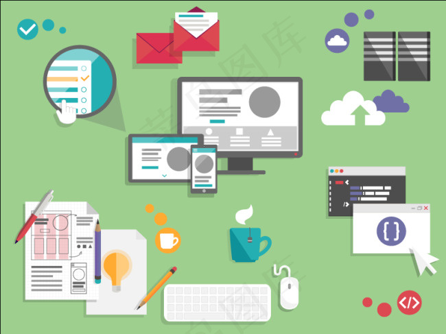 精致设计元素图标矢量素材