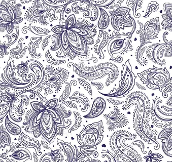 欧式花纹背景图片