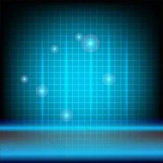 炫彩光影渐变背景