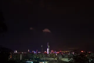 迷人的深圳市中心夜景图片