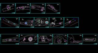 公园分区总平cad图纸