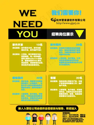 公司进行校园招聘制作KT板