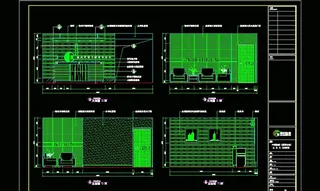CAD之公司办公场所布置设计