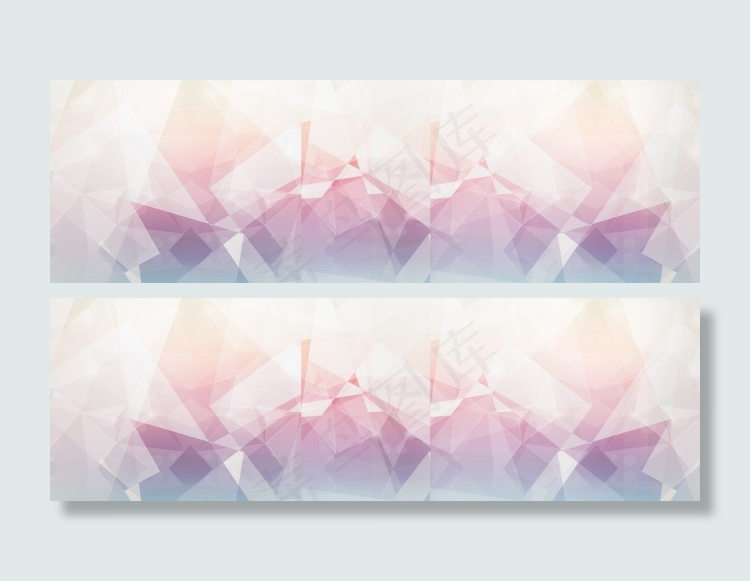 大气几何图案背景海报