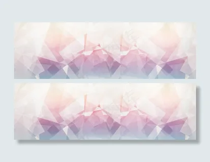 大气几何图案背景海报