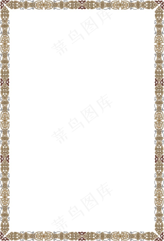 精美细致边框psd模版下载