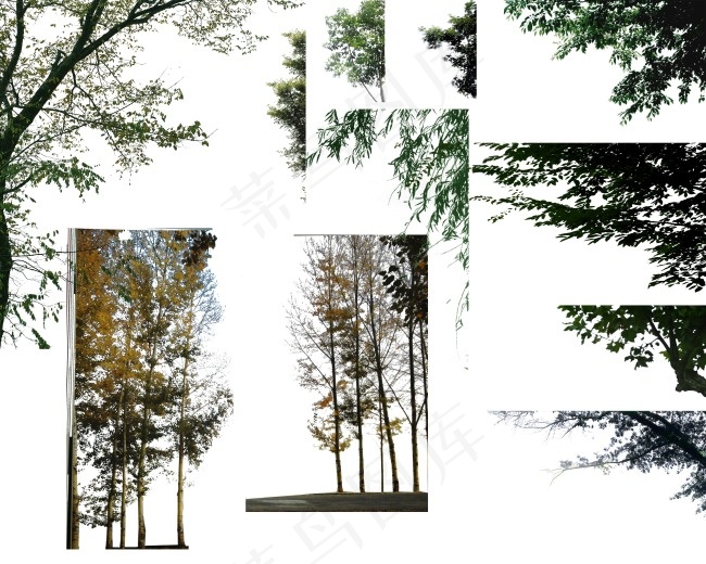 时尚艺术装修挂角素材