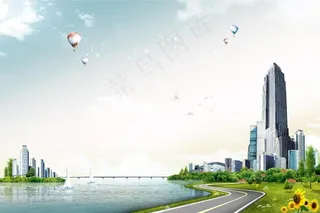 高清商务金融风景素材