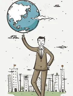 商业故事 地球与人图片