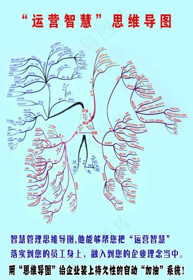 运营智慧思维导图图片(3150X4725(DPI:100))psd模版下载