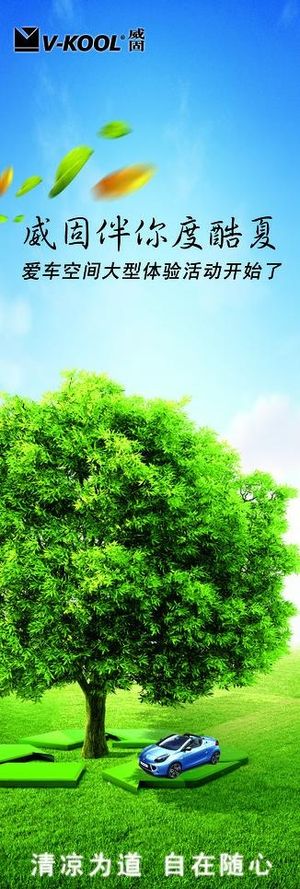 汽车贴膜展架图片