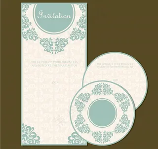 婚礼邀请卡图片