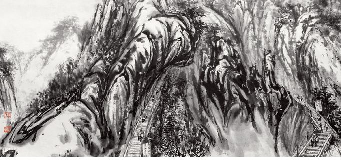 山水风景画图片 山水风景画图片