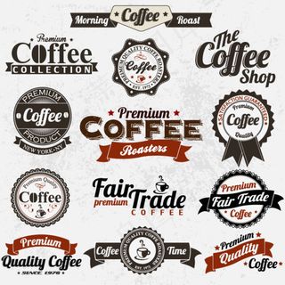 欧式饮料标签01-矢量素材