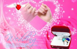 结婚封面海报图片