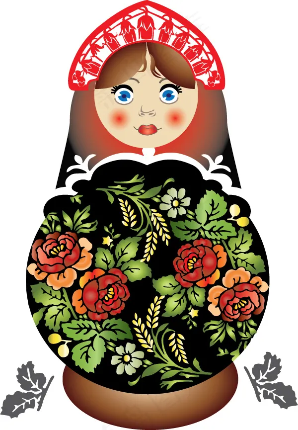 丰富多彩的民间艺术画07矢量eps,ai矢量模版下载