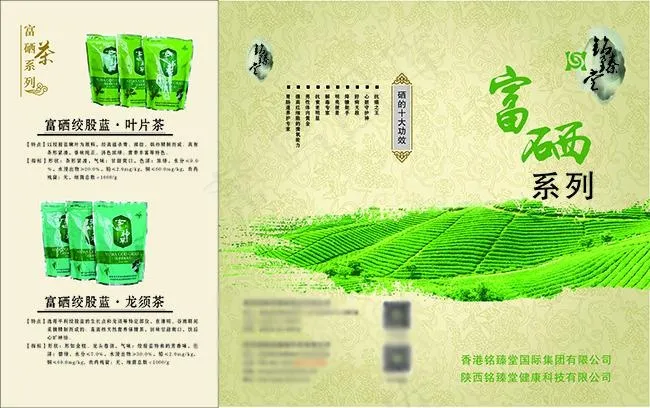 产品宣传三折页(430X270)cdr矢量模版下载