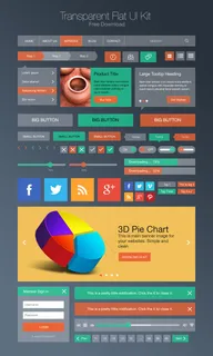 大气 多彩 UI按钮