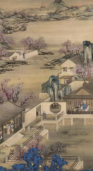 雍正十二月行乐图图片 雍正十二月行乐图图片