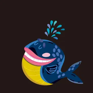 卡通海洋生物图案