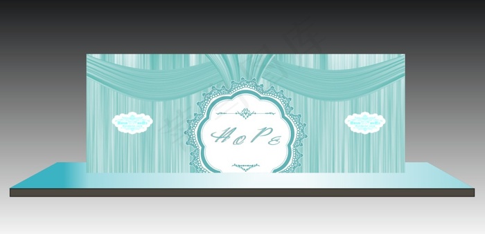 婚礼背景板装饰