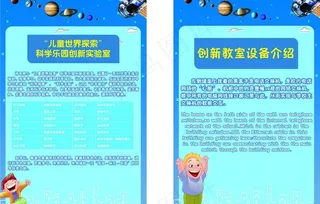 儿童科技展板图片