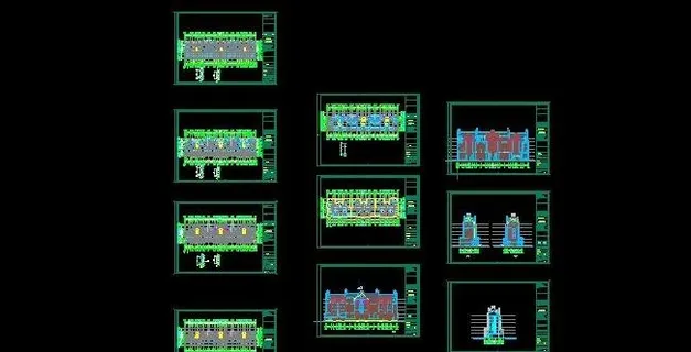 六层带电梯花园洋房建筑施工图
