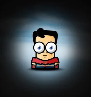 超级英雄超萌瞪眼图片~