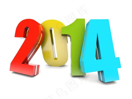 2014立体字设计 2014立体字设计